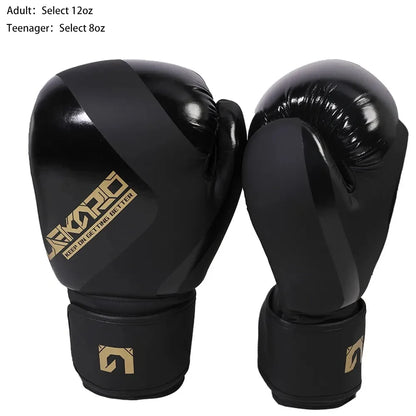 Adult Professional 12Oz Boxing Training Gloves Boxing Gloves Muay Thai Sanda Fighting Gloves for Men and Women Lekaro Boy Gift